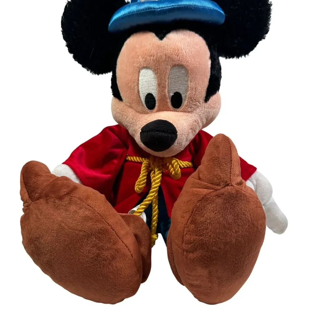 Disneyland Plush Sorcerer Fantasia Mickey Mouse Plush 24” Wizard Toy Walt Disney